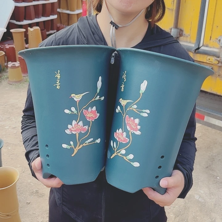 宜兴紫砂精品花盆