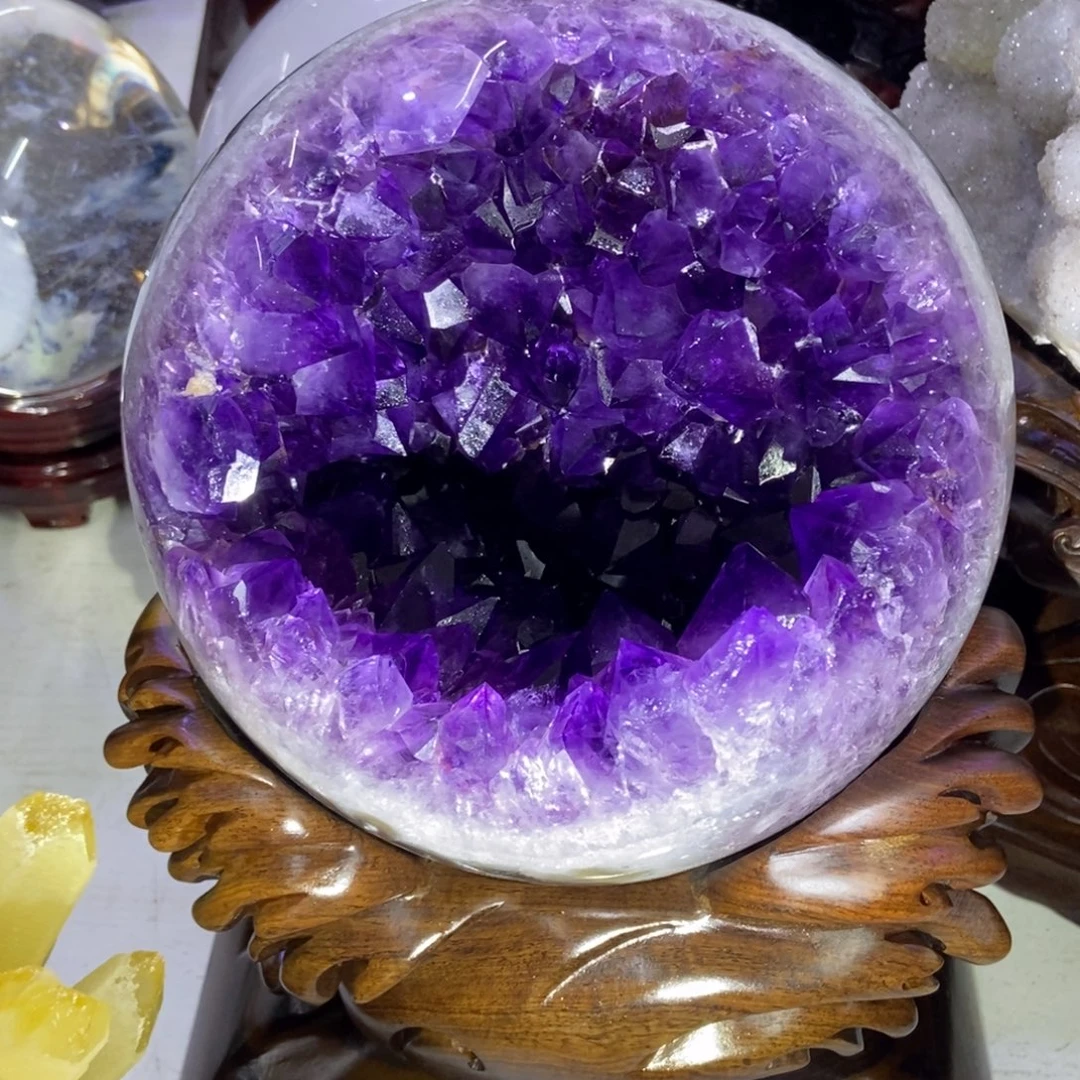 未镶嵌大型摆件（非配饰）紫晶潘