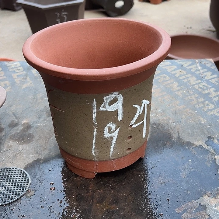 紫砂花盆透气花盆
