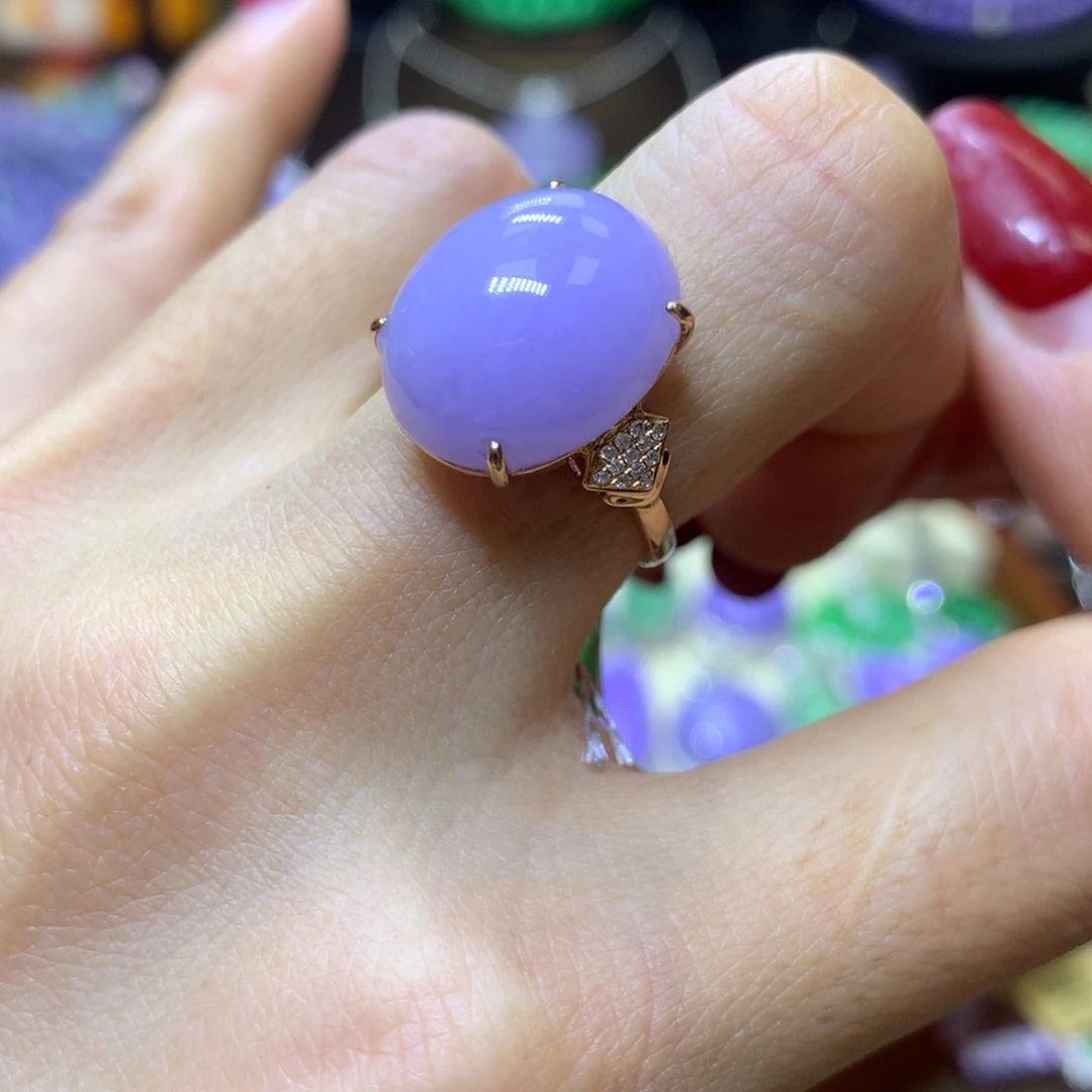 【闪购商品】翡翠颈饰18K金镶嵌济****校翡翠