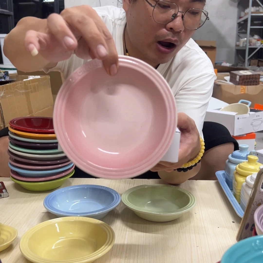 小姐姐家瓷器好漂亮贝壳粉小草帽