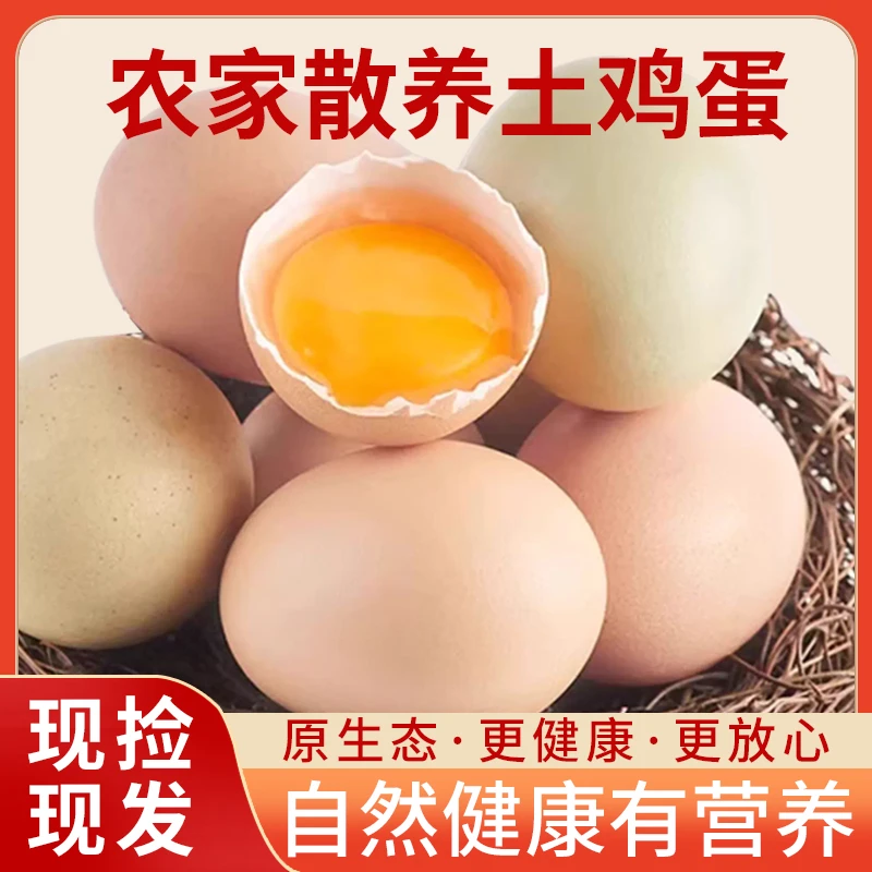 顺丰包邮纯粮林下散养土鸡蛋绿壳蛋混合装