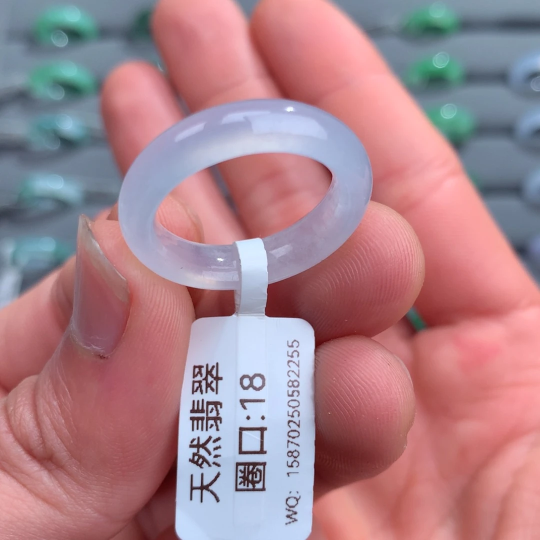 翡翠戒指未镶嵌天然