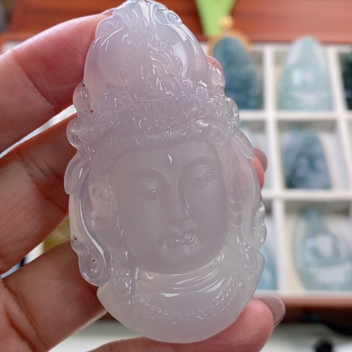 颈饰未镶嵌翡翠天**帅翡翠