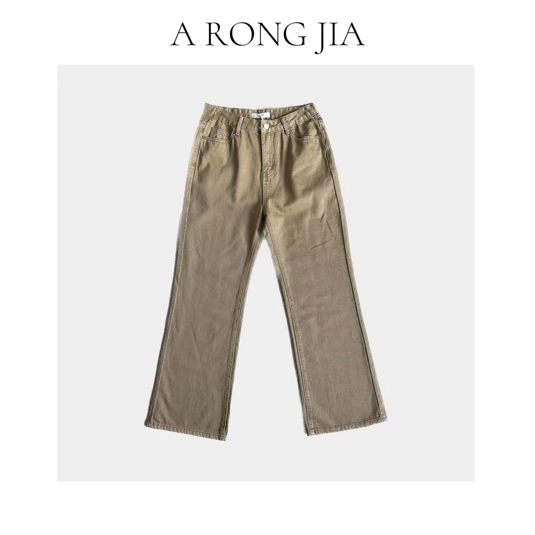 【ARONG阿荣家】牛仔裤00048-卡色-SML