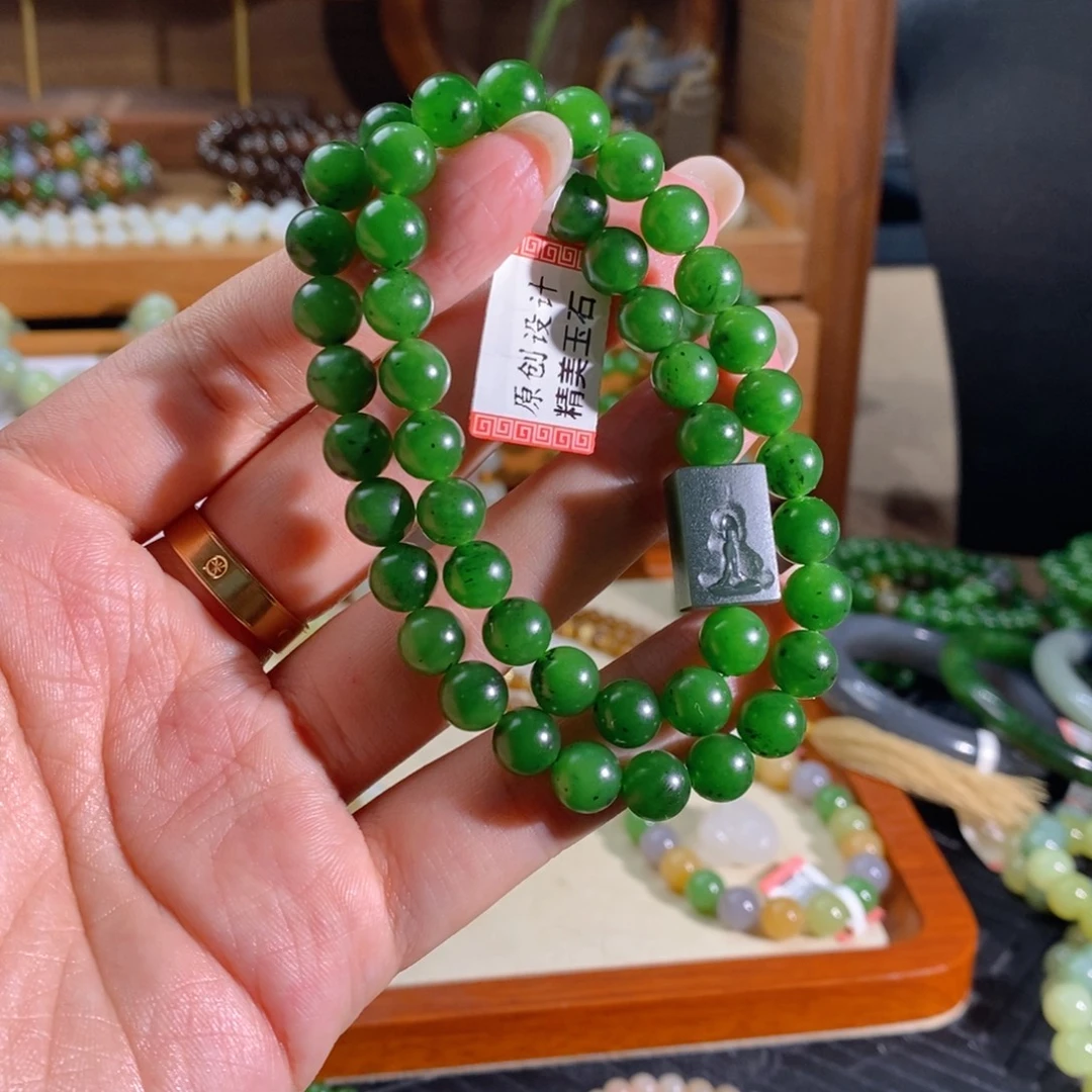 和田玉未镶嵌手链