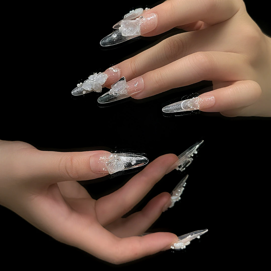 琉璃碎冰冰 — 小福手纯手工穿戴甲