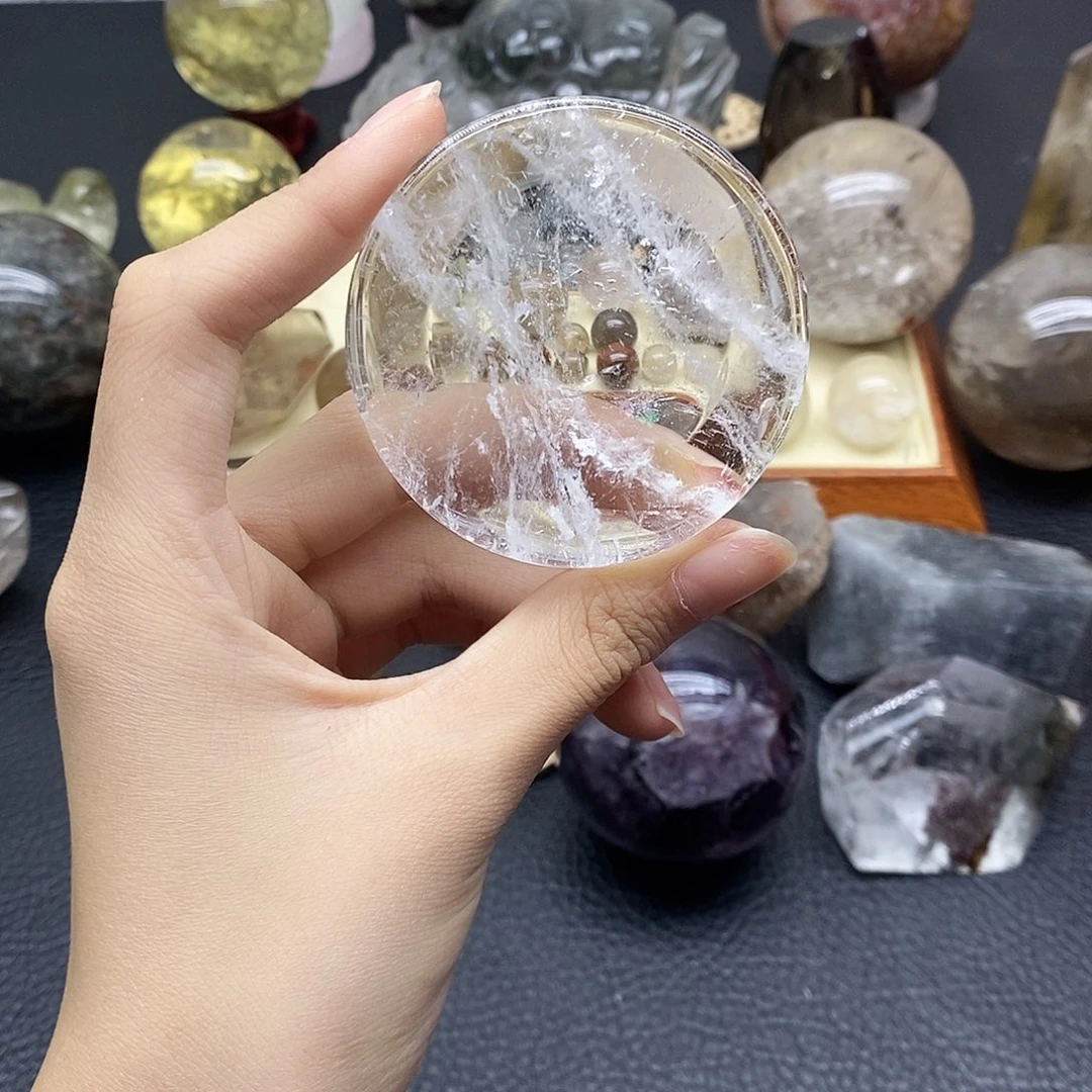 珠宝半成品水晶未镶嵌418水晶石