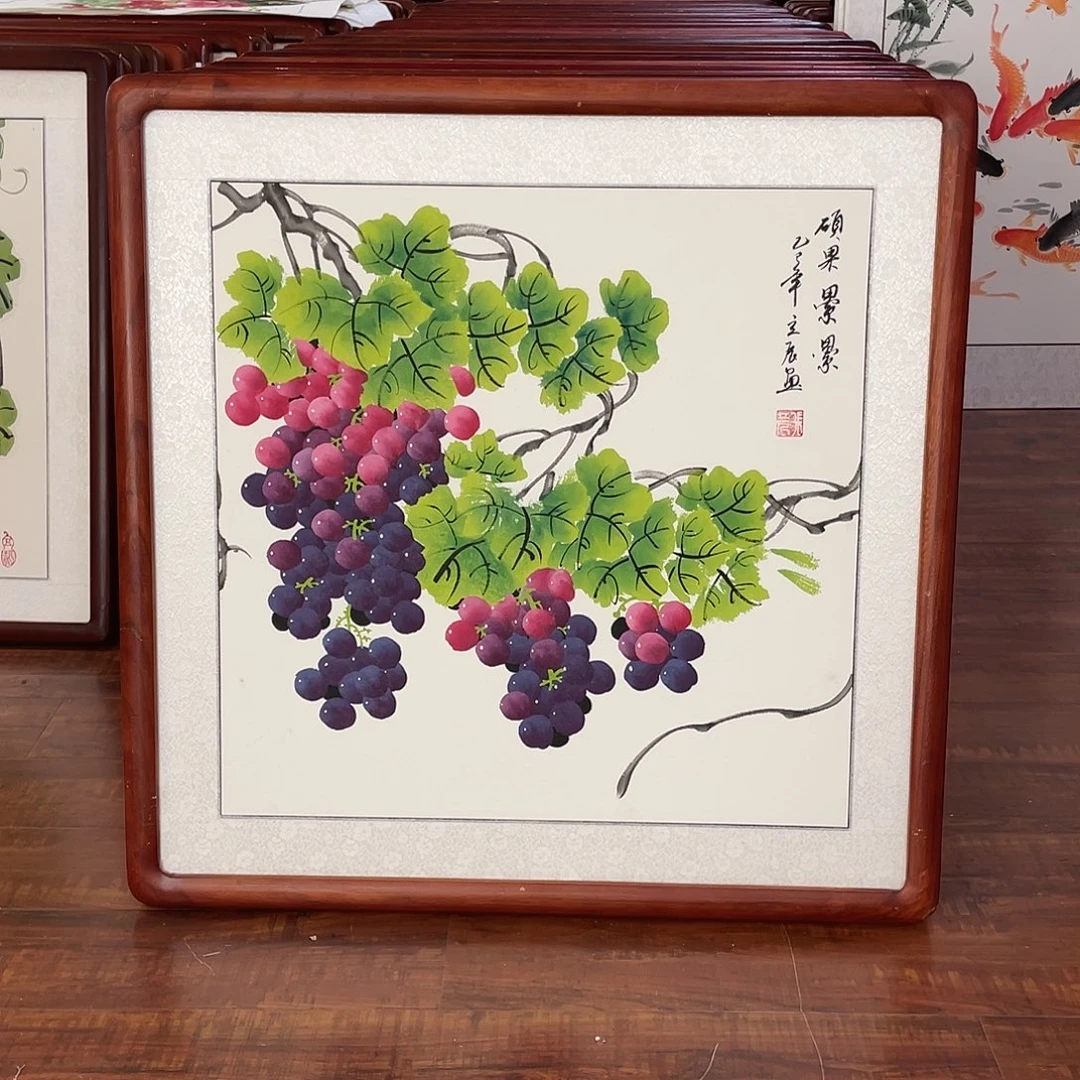 国画带框尺寸63*63厘米