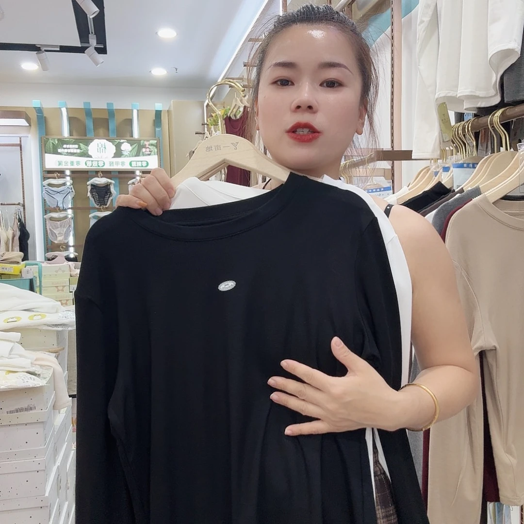 棉2624黑色打底衣