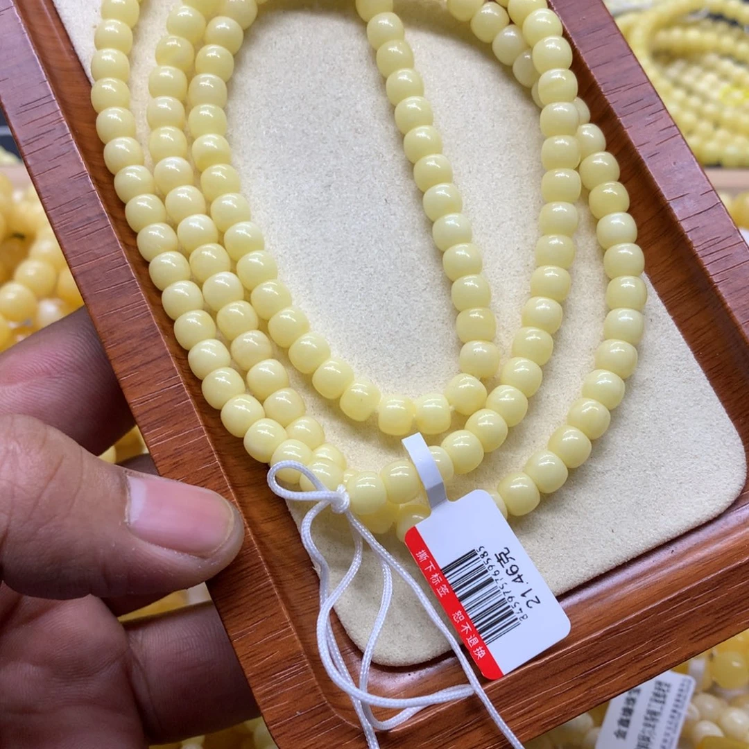 蜜蜡未镶嵌手链蜜蜡