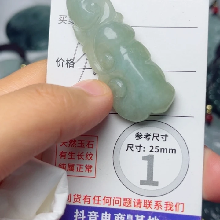 颈饰未镶嵌翡翠挂件