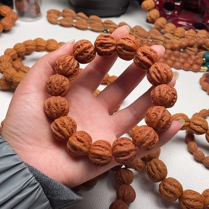 消***逝桃核手串粗筋八楞