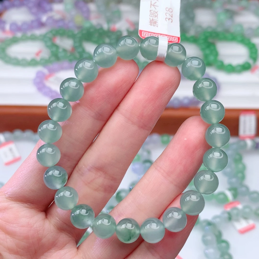 翡翠手链未镶嵌翡翠8mm