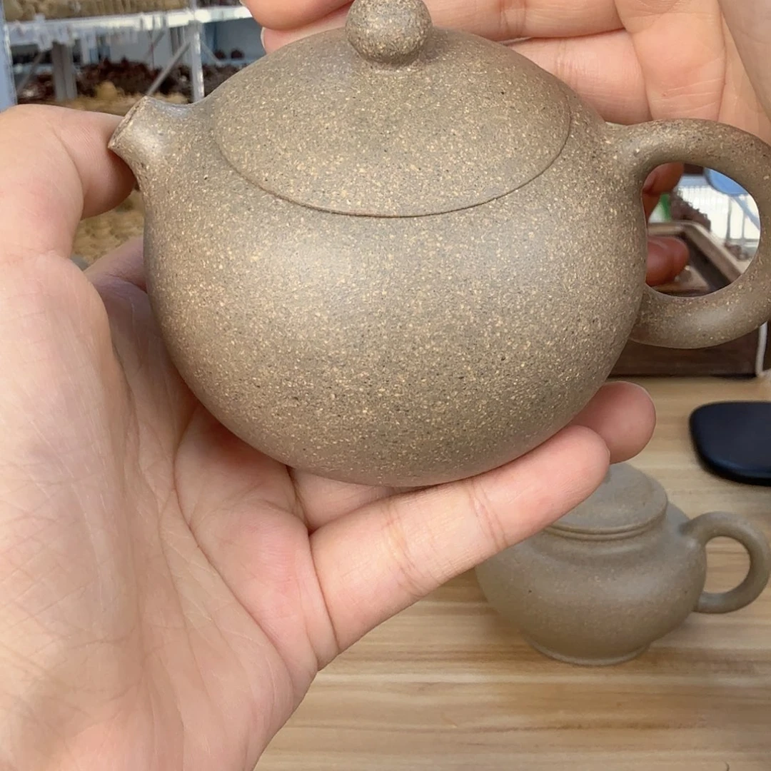 茶壶紫砂黄龙山原矿蟹壳青180