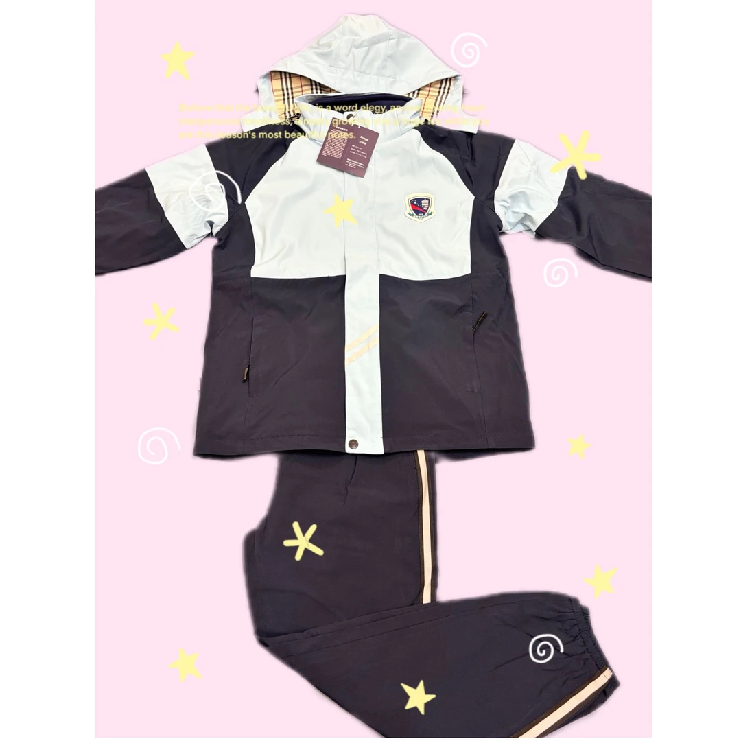 【湖居笔记小学】冬季冲锋衣套装男女同款