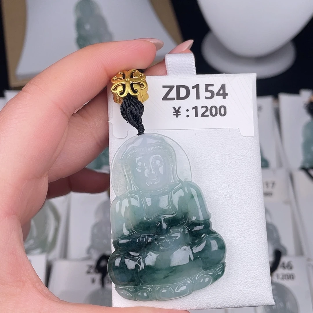 翡翠未镶嵌颈饰zd154