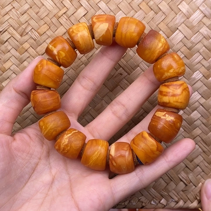 琥珀未镶嵌裸石蜜蜡M