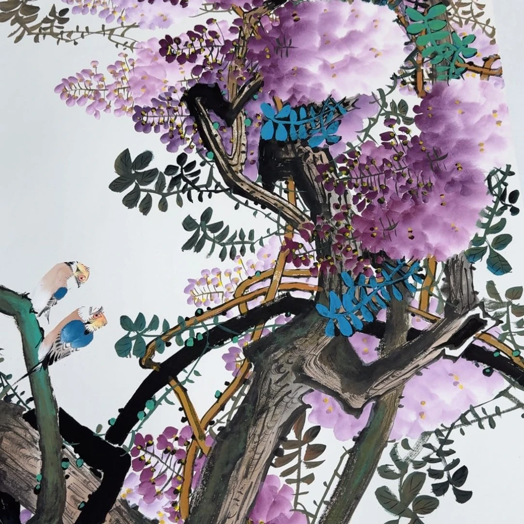 国画国画作品展山水花鸟