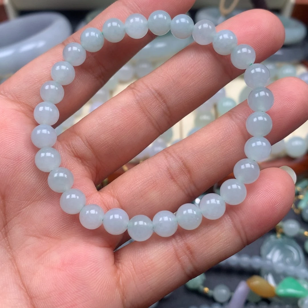 未镶嵌手链翡翠手串