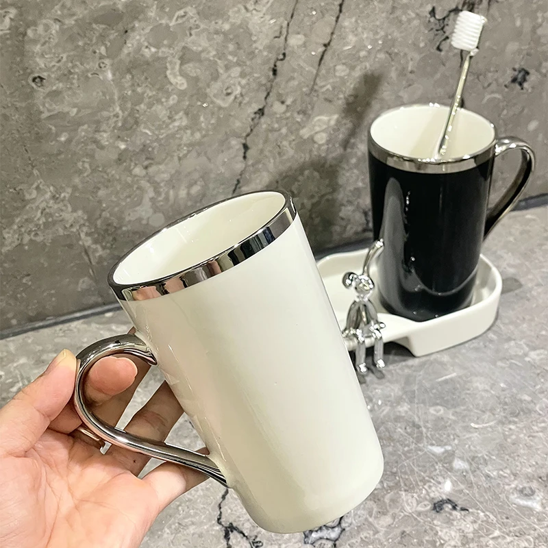 漱口杯情侣刷牙杯轻奢高端陶瓷家用牙杯洗漱杯高级感牙刷杯