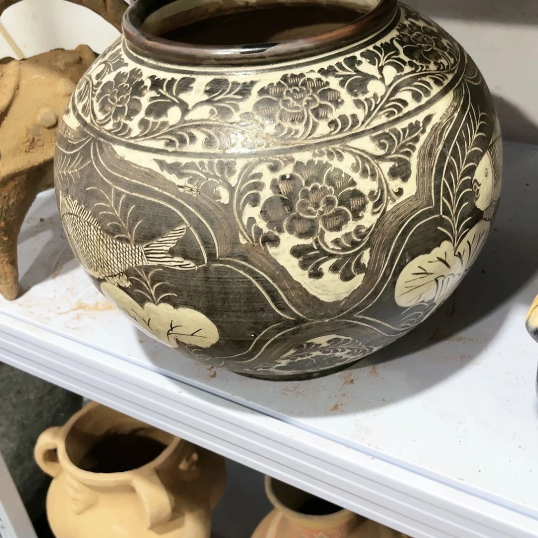 瓦当摆件摆件茶的茶香人**梦