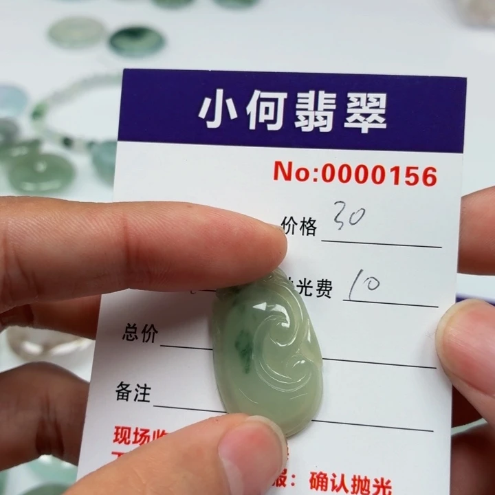 二***少翡翠未镶嵌颈饰02