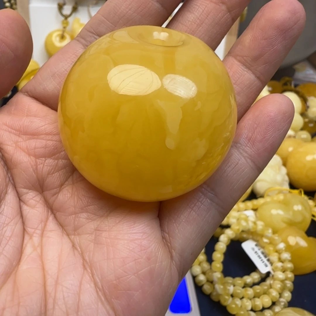 蜜蜡未镶嵌颈饰天然蜜蜡