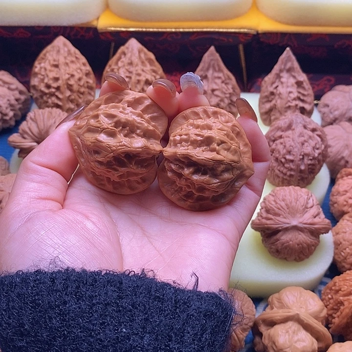 桃核吊坠44图图公子帽