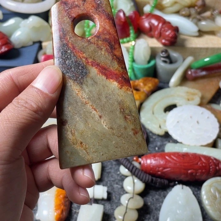 和田玉未镶嵌吊坠(不含链)