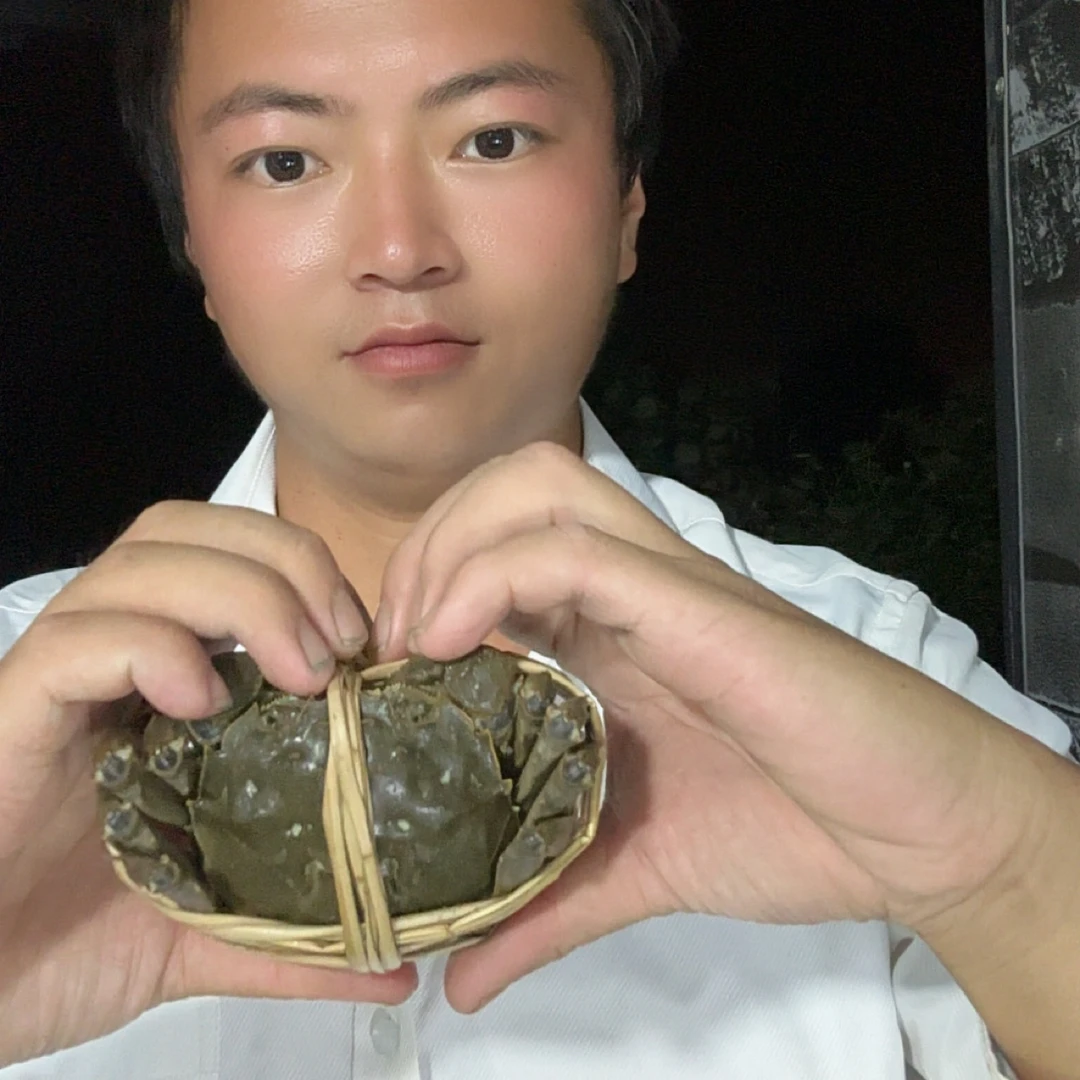 河蟹4两的公蟹5只3两的母蟹5只