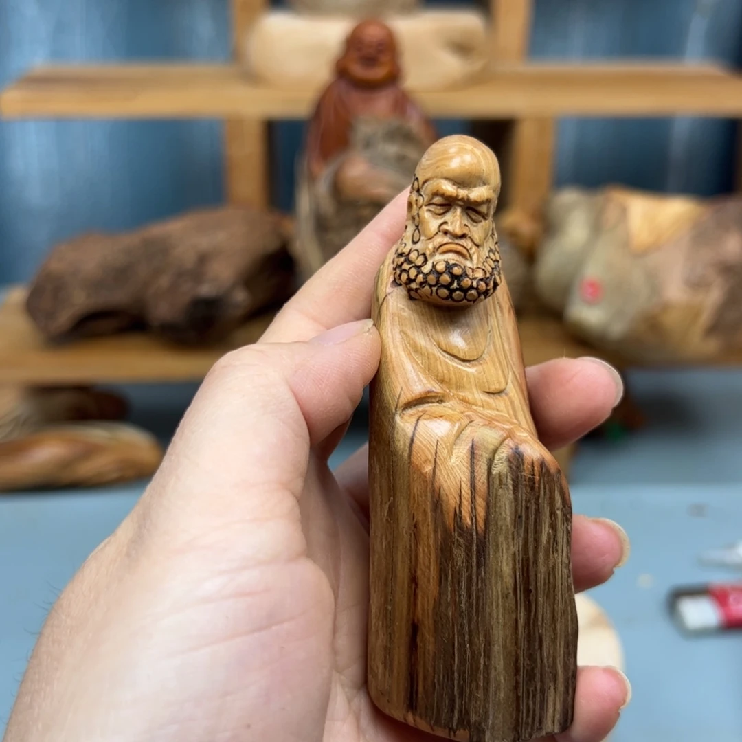 柏木崖柏木摆件手把件