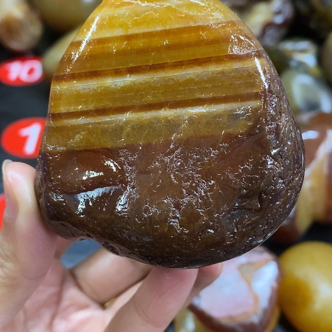 玛瑙/玉髓未镶嵌手把件