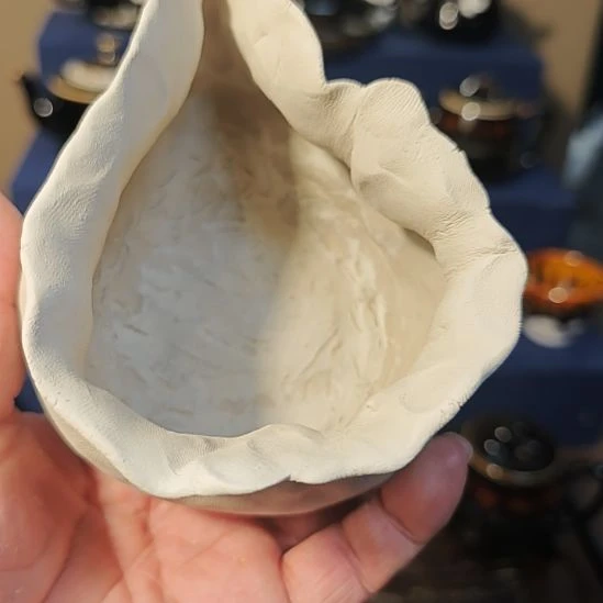单***天然老黑釉斗笠盏