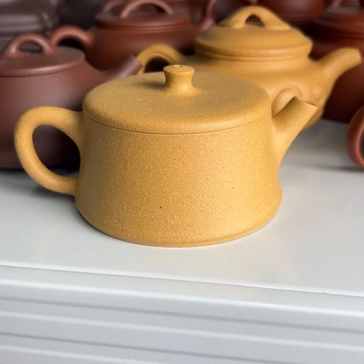 紫砂茶案黄金云柱150cv