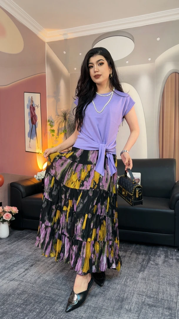 新款女士两件套 《上衣+半身裙》505