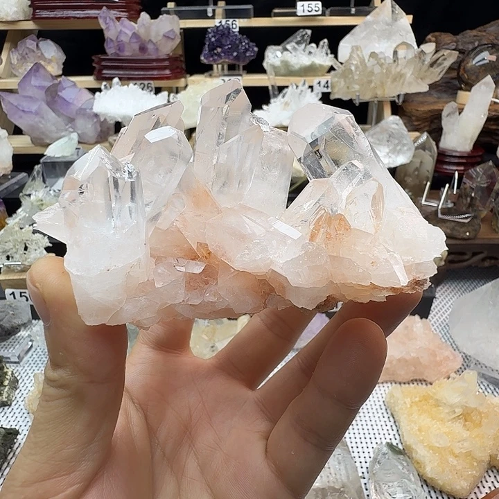 石材天然水晶摆件