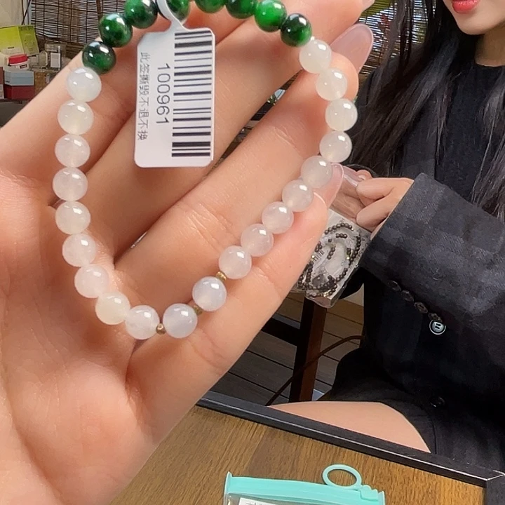 翡翠未镶嵌手链手串