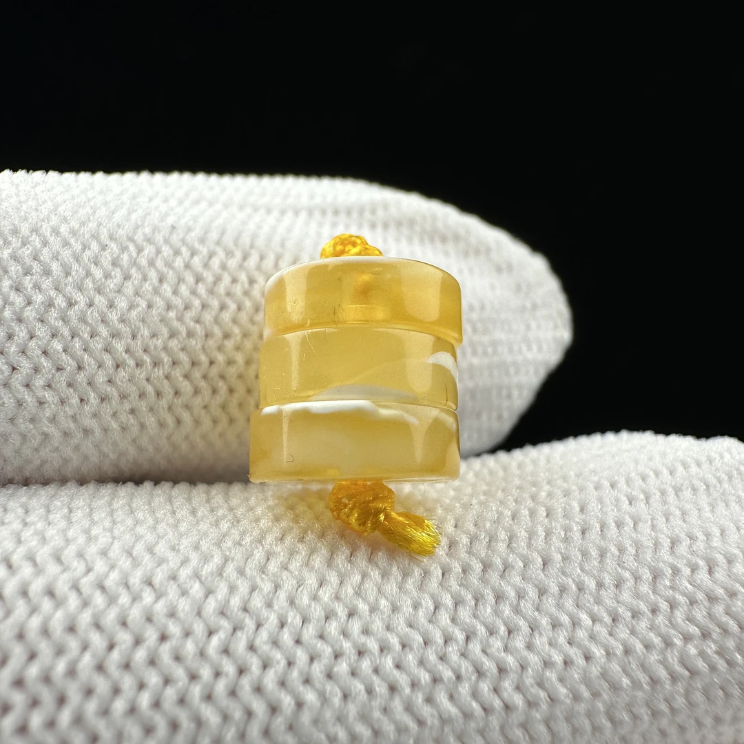 K3800天然原矿蜜蜡 隔片9mm支持复检假一罚十