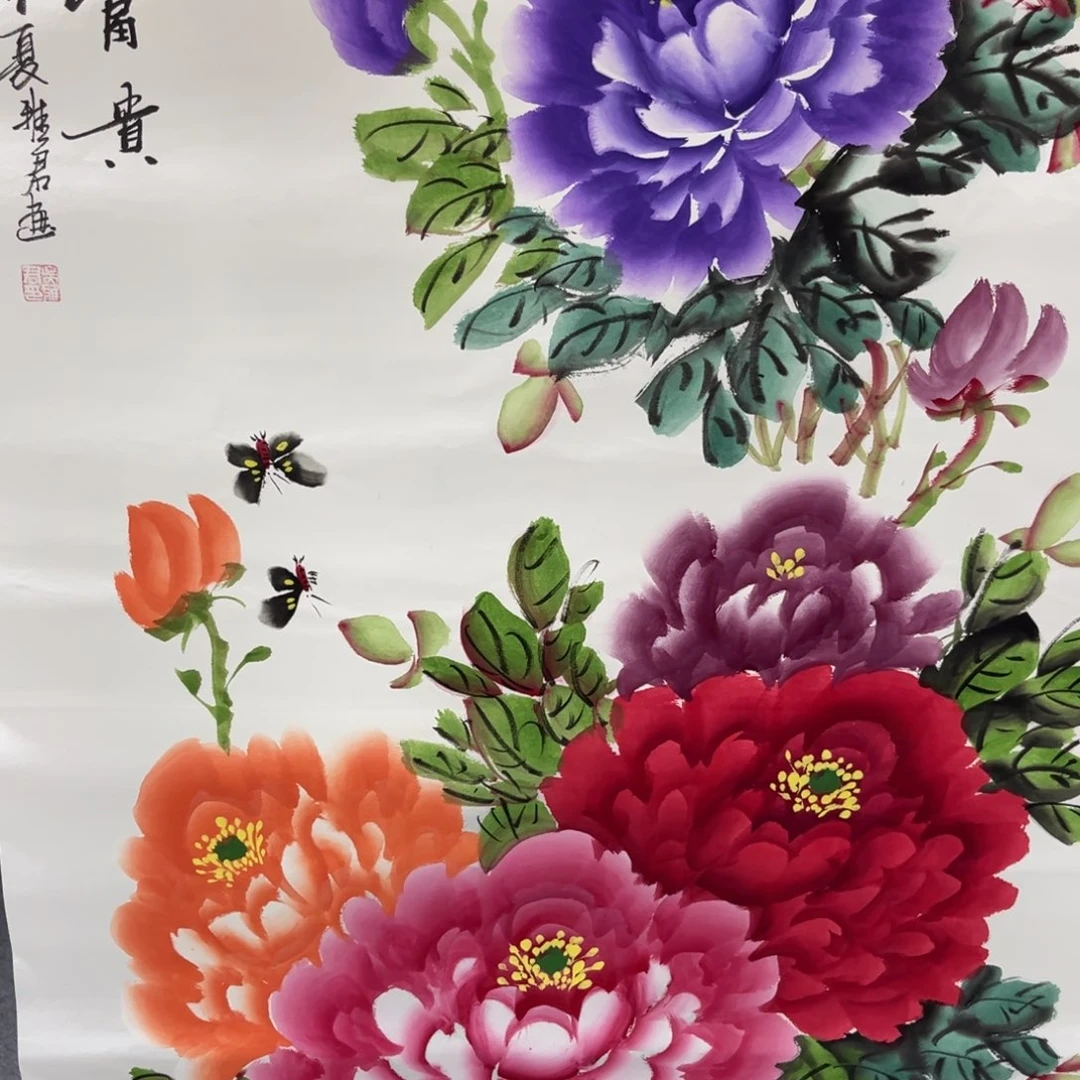 国画老师手绘作品