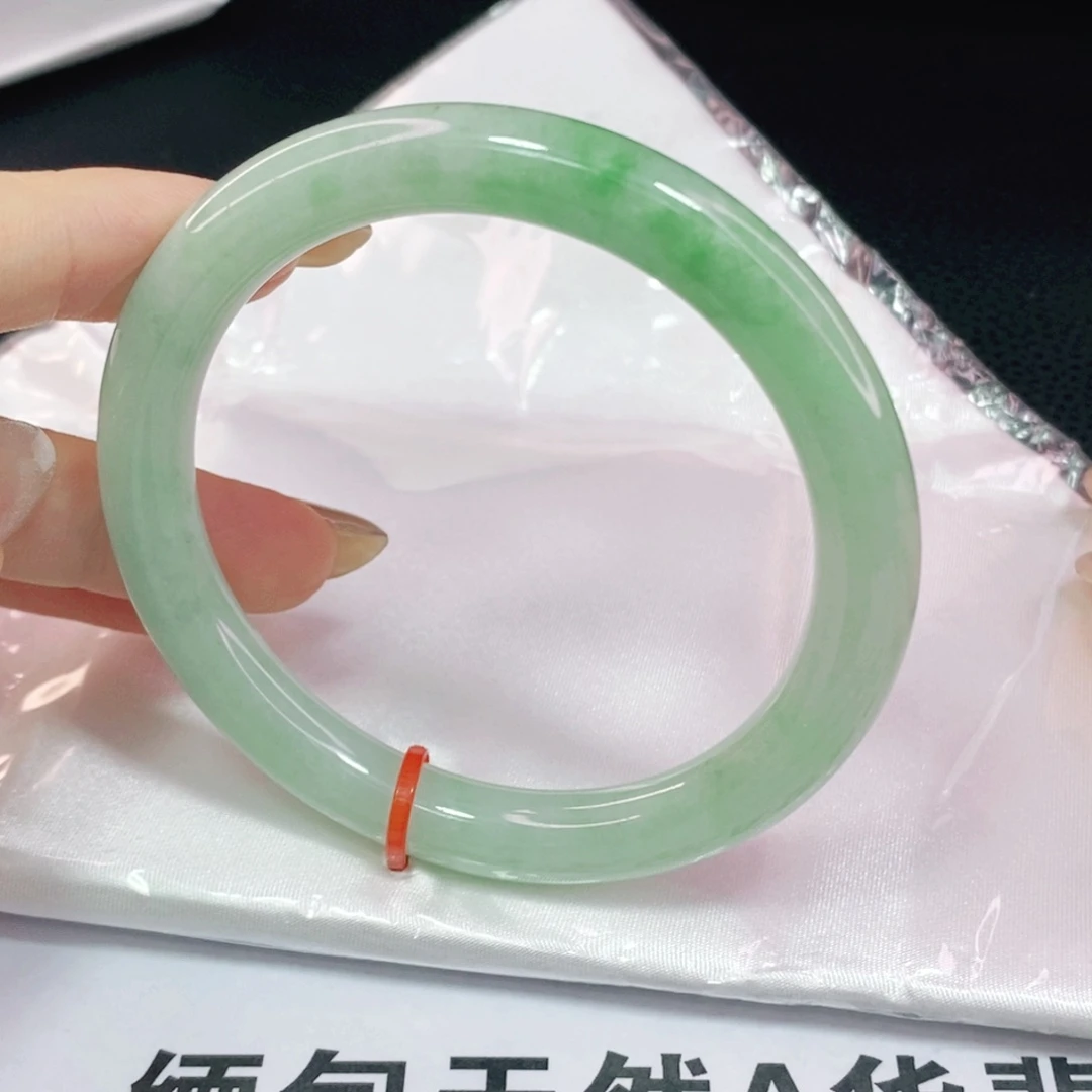 未镶嵌手镯翡翠58.5圆条