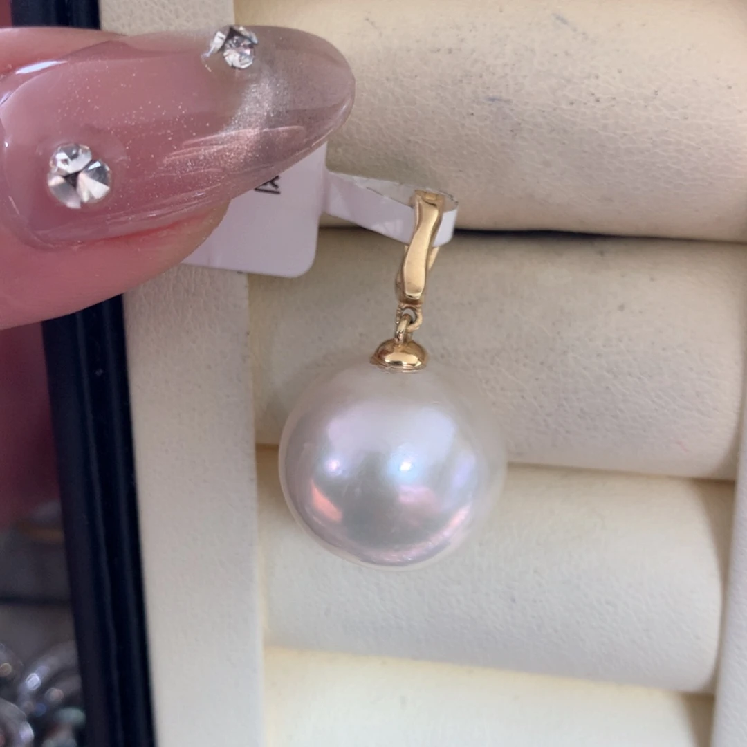 淡水珍珠颈饰银S925镶嵌