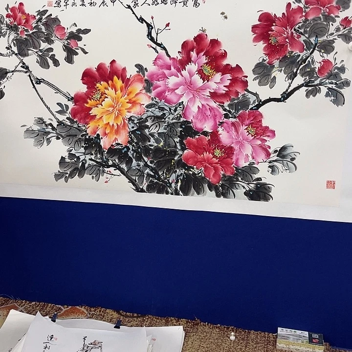 国画蒲***英郭庆军老师作品22222