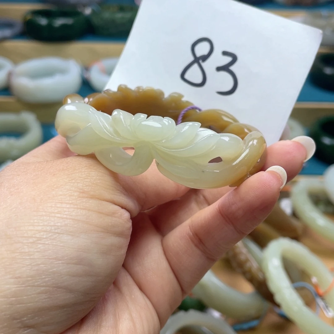 未镶嵌手镯和田玉圈口54
