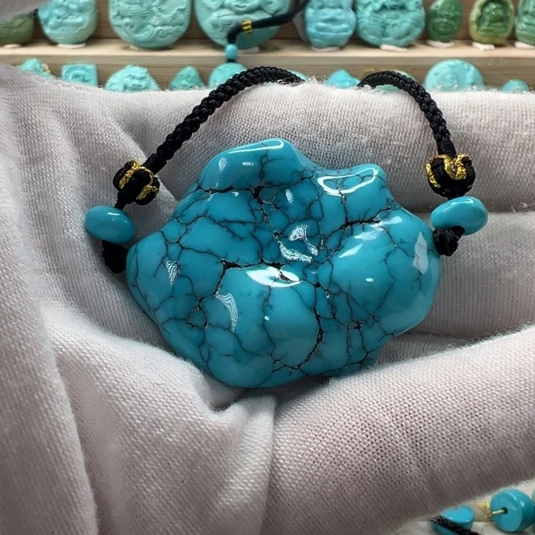 未镶嵌绿松石随形32mm