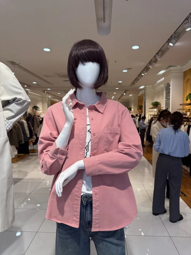 春装薄款彩色衬衣