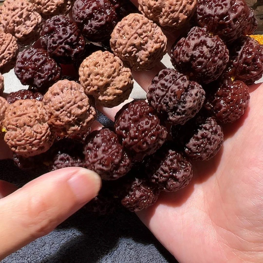 金刚菩提手串22尺寸左右古龙梅花福利