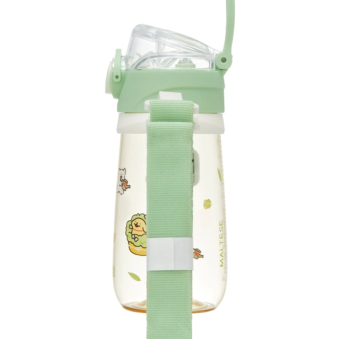 【A等品微瑕】膳魔师母婴线条小狗系列PPSU吸管杯 BBSI-500B GG(MT)