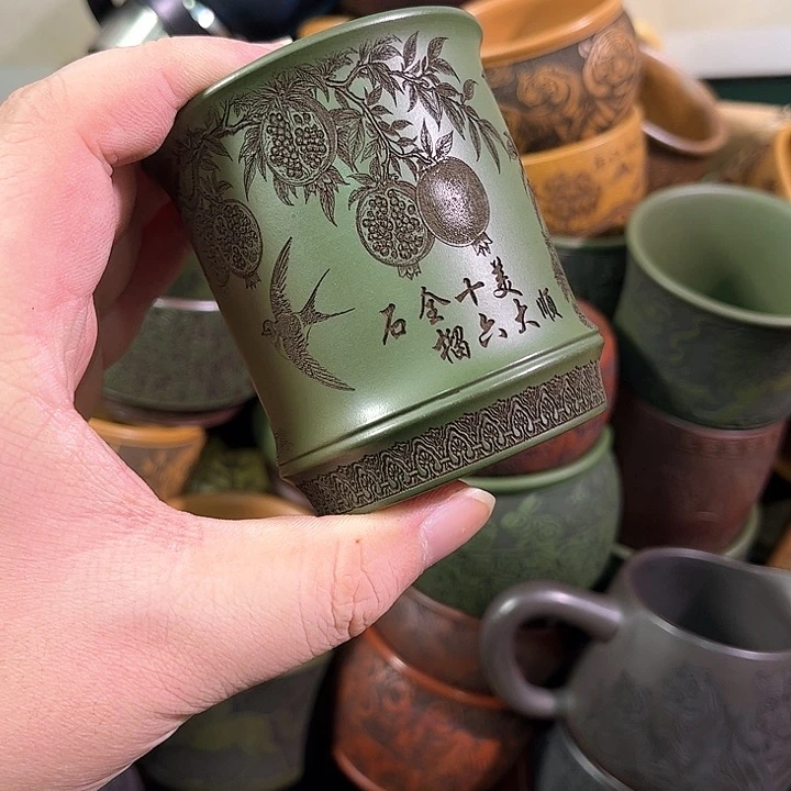 茶杯紫砂全手工紫砂主人杯