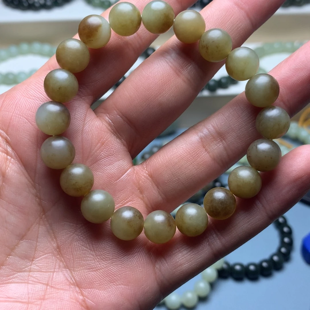 和田玉未镶嵌手链